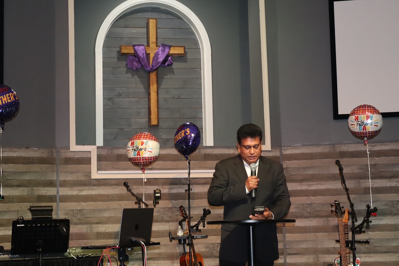 Hermon Blessing Father's Day celebration photo
